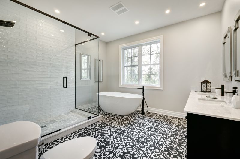 Open-Plan Shower Area